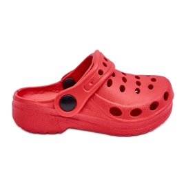 Röda Lucas Kids Foam Tofflor