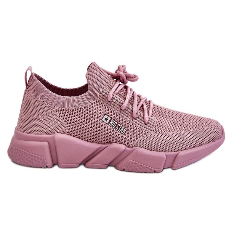 Lätt sneakers för damer Memory Foam System Big Star JJ274266 Rosa