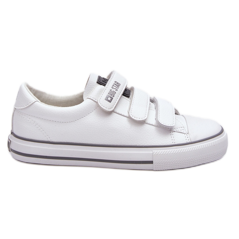 Klassiska kardborre sneakers Big Star LL274A205 Vit