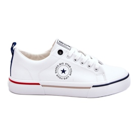 Lädersneakers för män Big Star LL174209 Vit