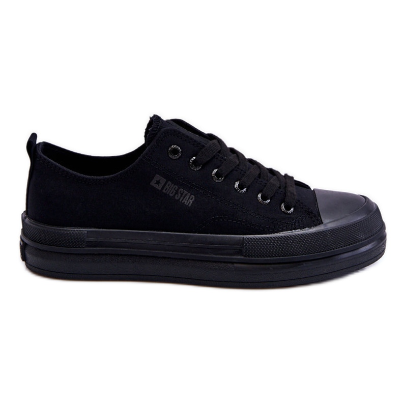Big Star Low Lace Up Sneakers LL274967 Svart