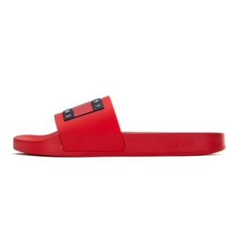 Tommy Hilfiger Pool Slide Ess flipflops EM0EM01191 Xnl röd