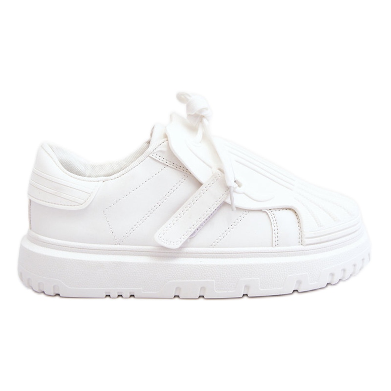 PG1 Fashionabla sportskor för kvinnor Vita Genesis