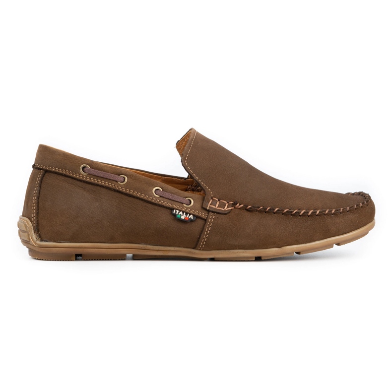 Olivier Läder loafers herr 085KNT brun