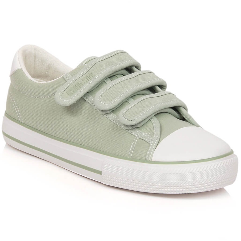Kardborreskor damsneakers gröna Big Star LL274A202