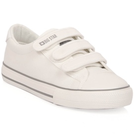 Kardborre sneakers vita Big Star LL274A203