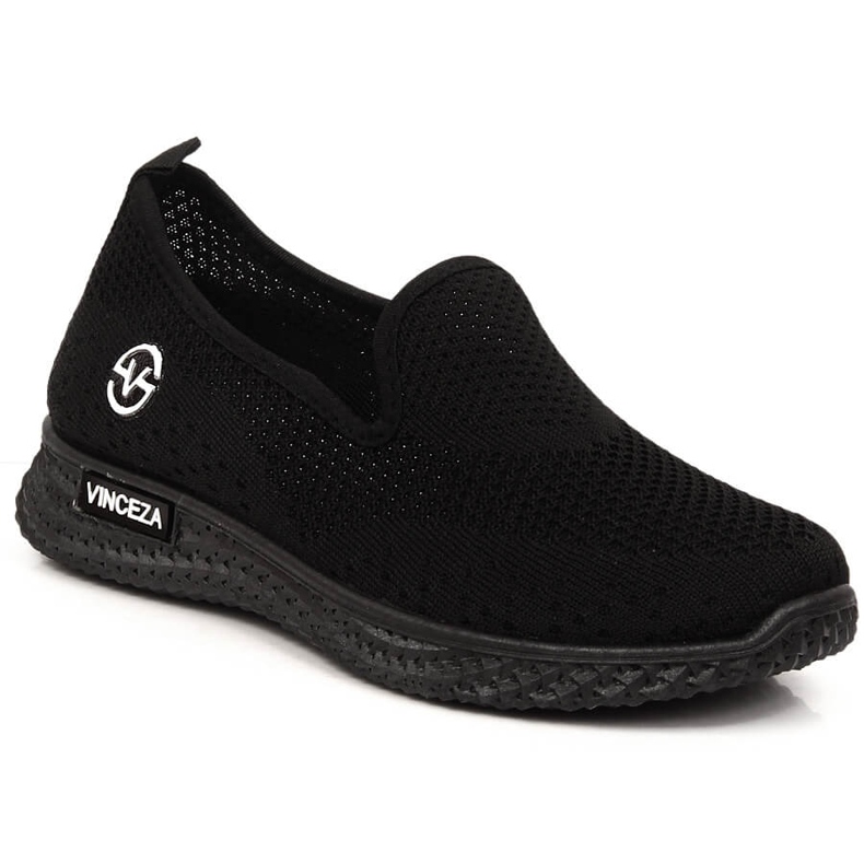 Svarta slip-on sportskor för kvinnor Vinceza 34602