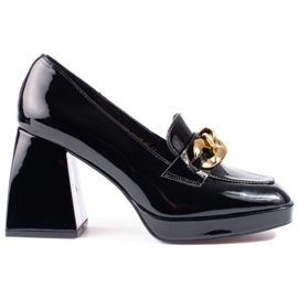 Pumpar på en stabil stolpe Vinceza svart