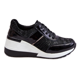 S.Barski Crosby Sneakers i läder, dam, svart