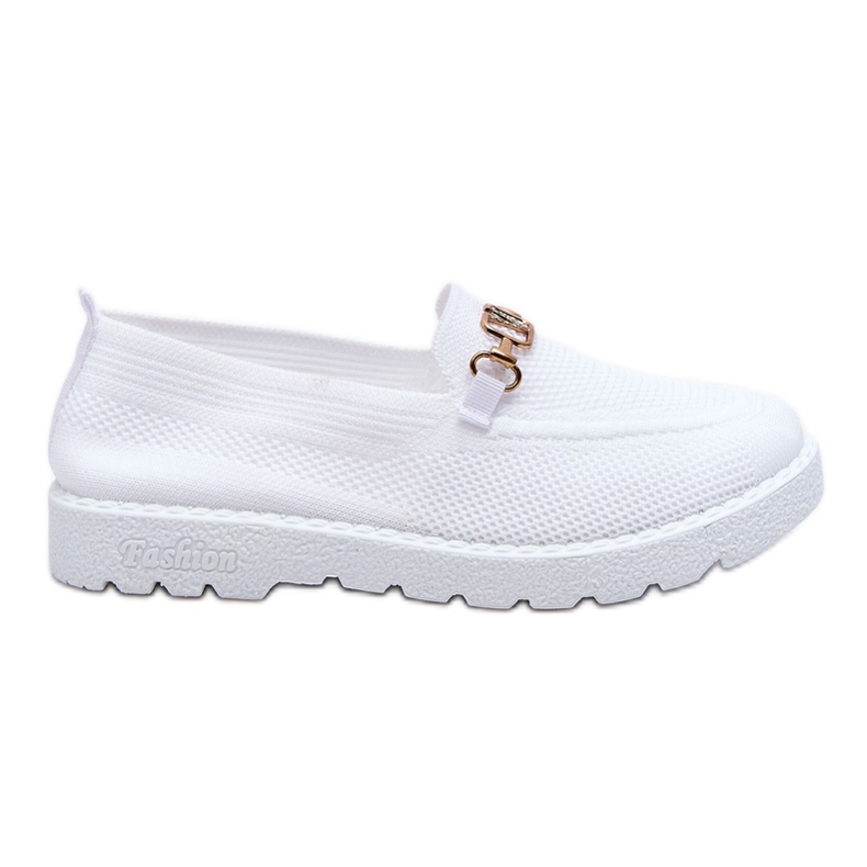 Alena Slip-On Sneakers för kvinnor med Vit utsmyckning