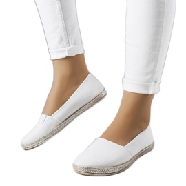 Vita glitter espadrilles från Margaret