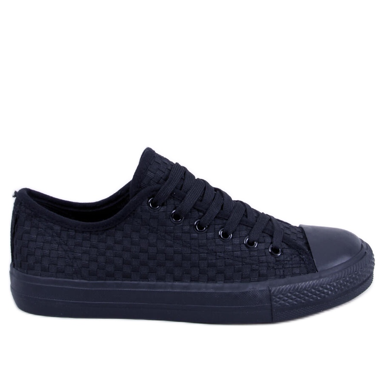 Sears Svarta enfärgade sneakers