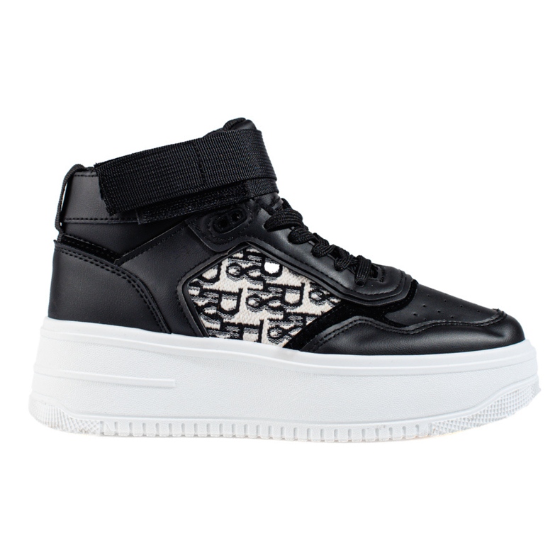 Shelovet högplattformssneakers för kvinnor svart