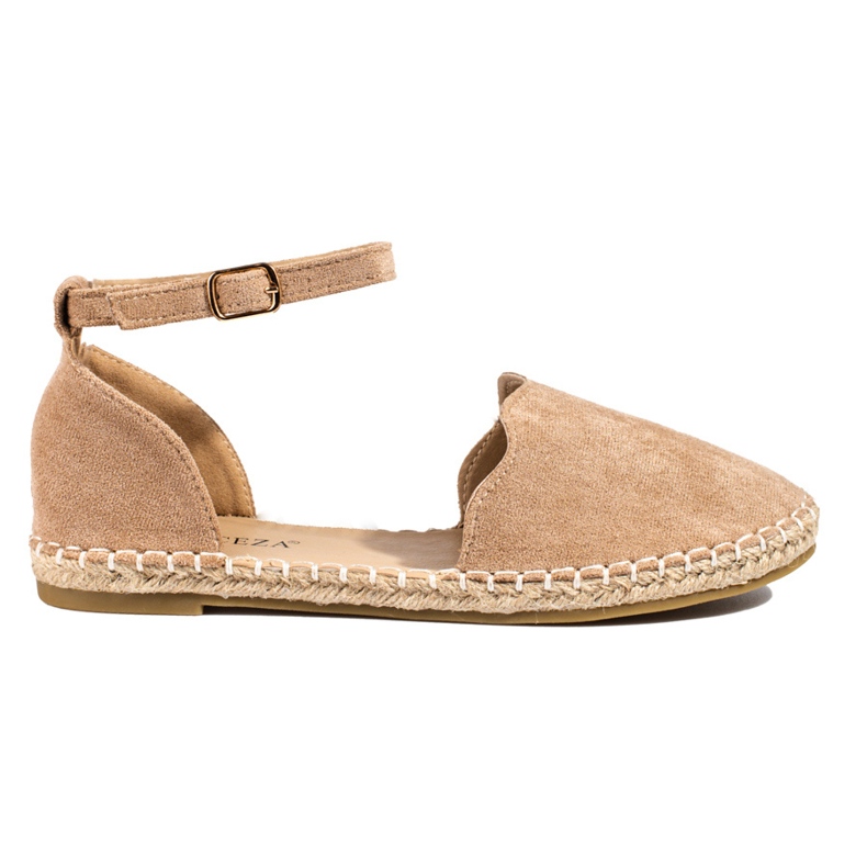 Vinceza espadrillor för kvinnor med beige spänne