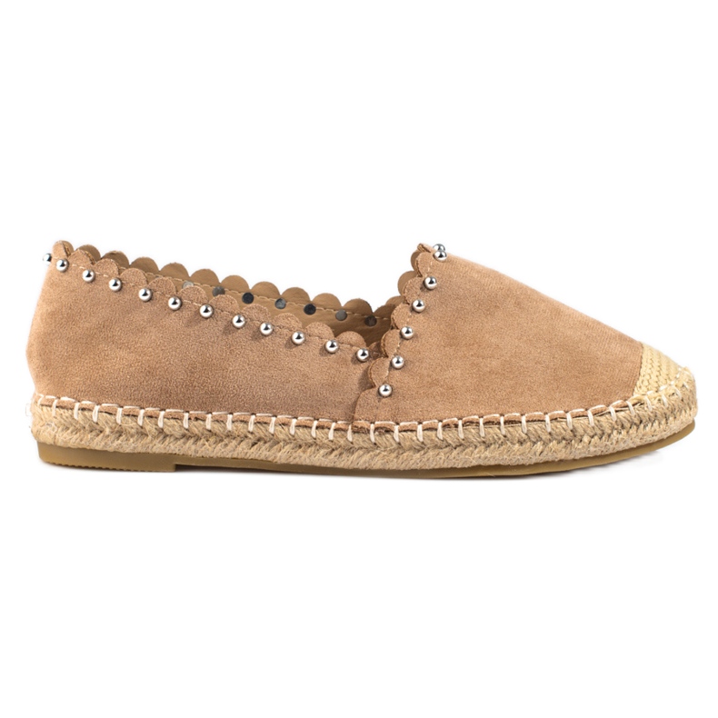 Vinceza beige espadrillor för kvinnor