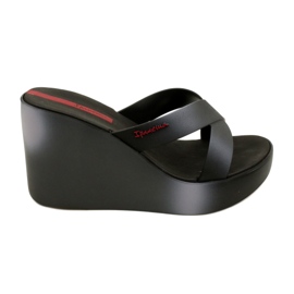 Wedge tofflor Ipanema 83423 Colore Fem AI975 Svart/Grå