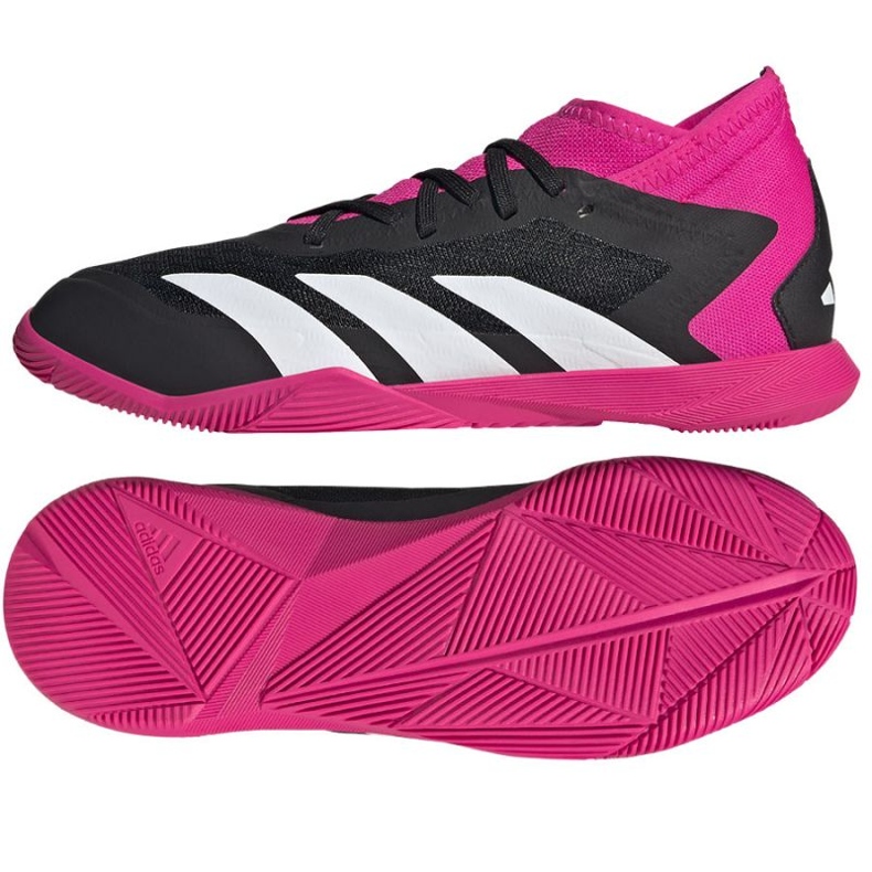 Adidas Predator Accuracy.3 In Jr GW7076 fotbollsskor mångfärgad svart