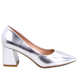 PA1 Althea Silver pumps med hög klack