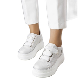 PA1 Silver platå sneakers från Armina