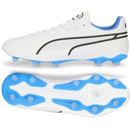 Puma King Pro Fg M 107099 01 fotbollsskor vit vit