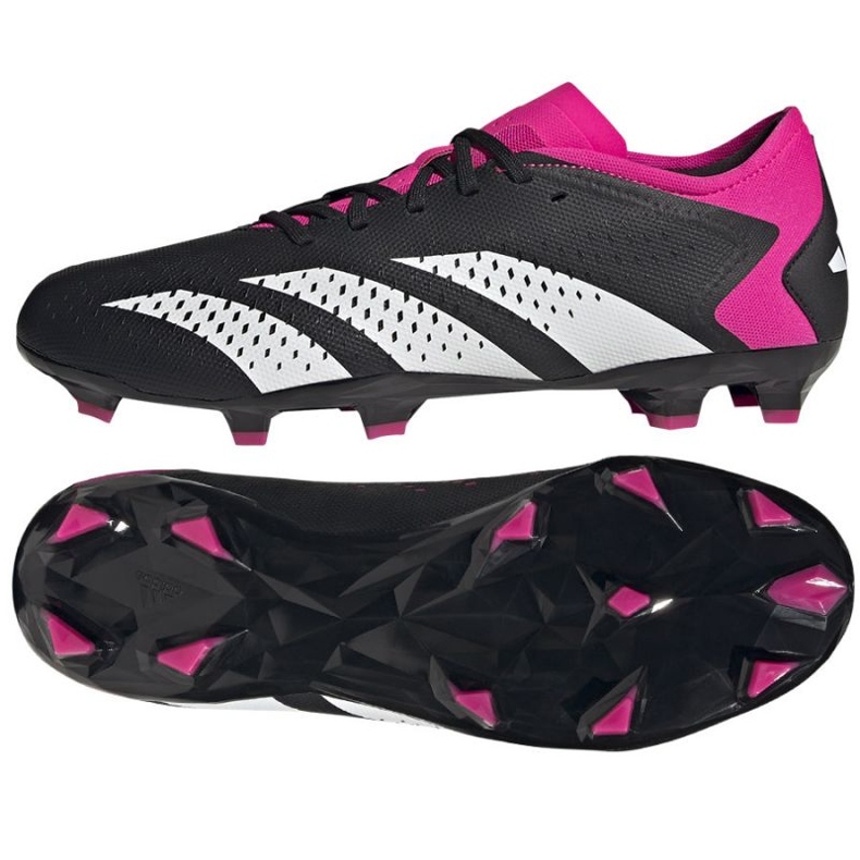 Adidas Predator Accuracy.3 L Fg M GW4602 fotbollsskor svart svart