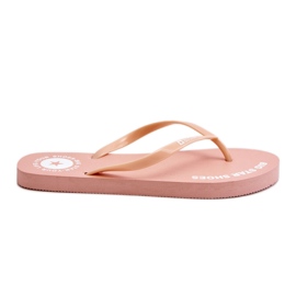 Bekväma Big Star Flip Flops LL274802 Nude rosa
