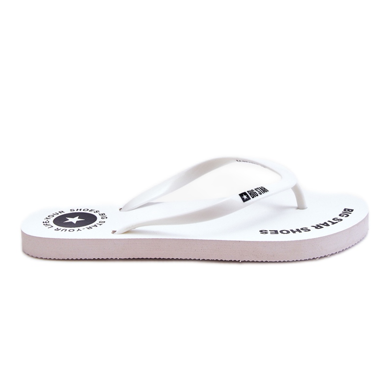 Bekväma Big Star Flip Flops LL274795 Vit