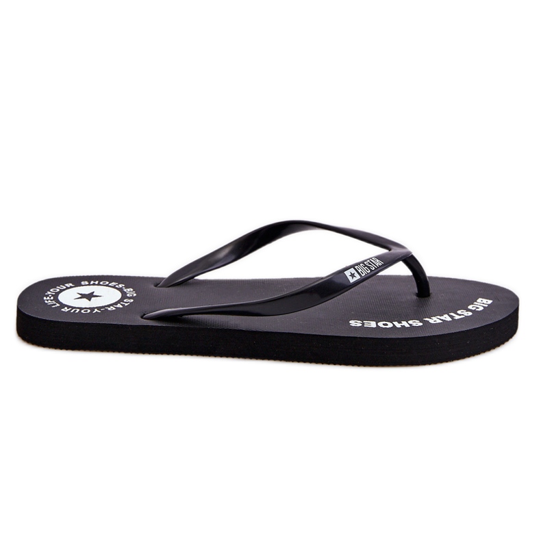 Bekväma Big Star Flip Flops LL274800 Svart