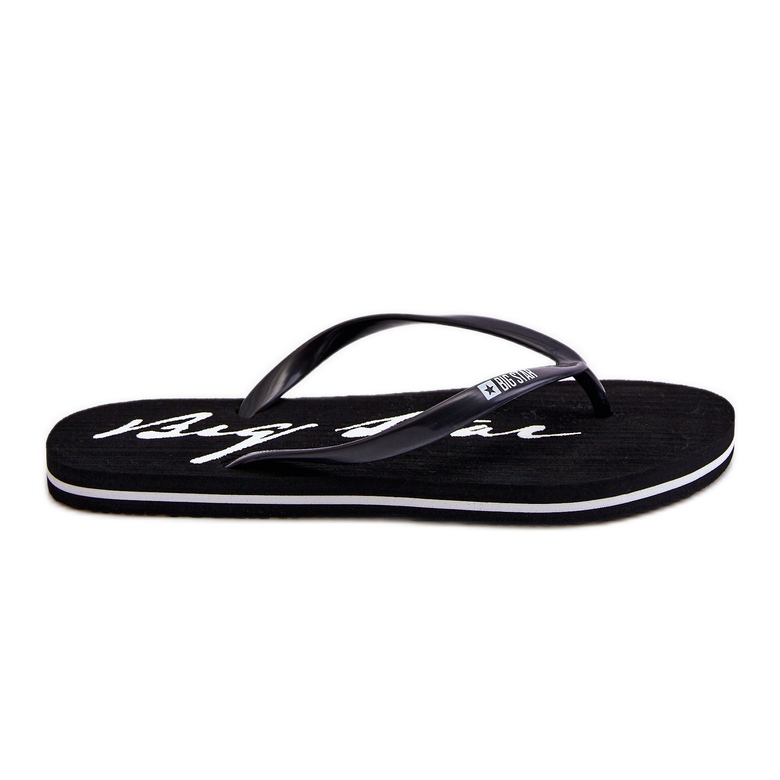 Lätt flipflops för damer Big Star LL274761 Svart