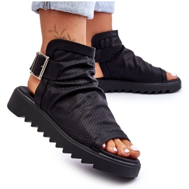 BM Adonis damstövelsandaler svart