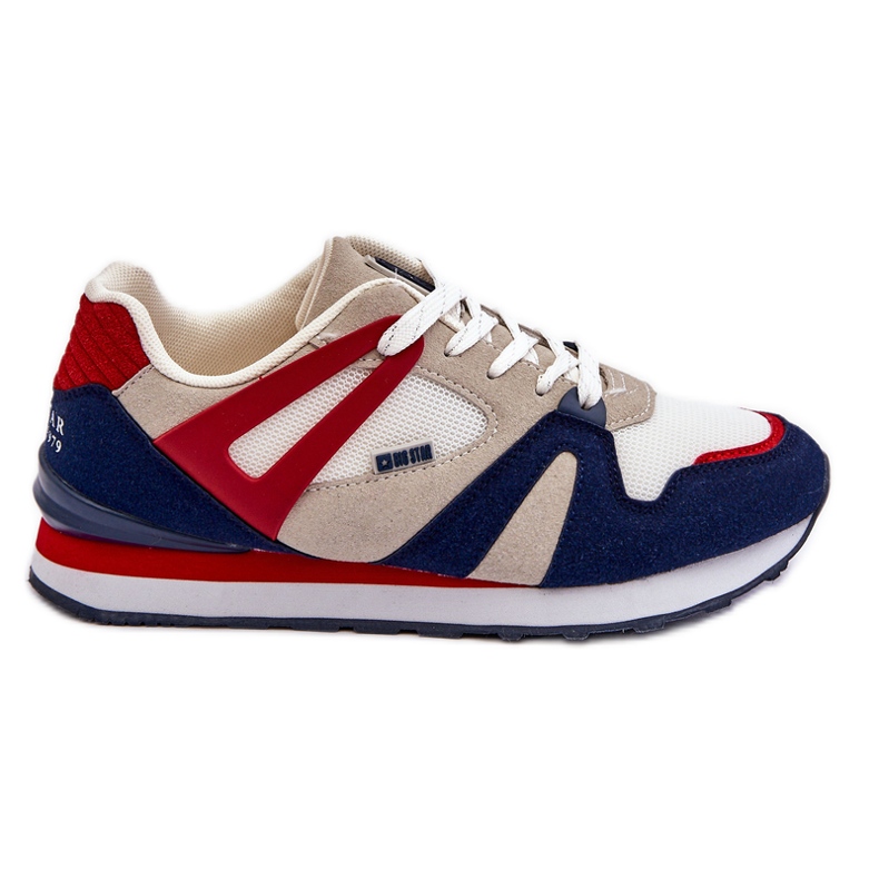 Bekväma damsneakers Memory Foam Big Star LL274950 Röd