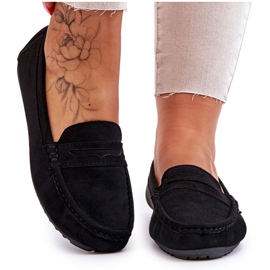 FC3 Klassiska Loafers i mocka för damer Svart Ivana