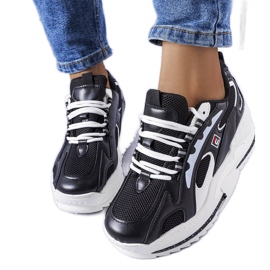 Svarta wedge sneakers från Germain