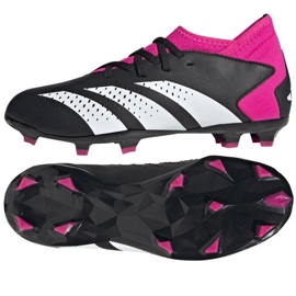 Adidas Predator Accuracy.3 Fg Jr GW4609 fotbollsskor svart svart