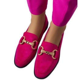 PA1 Fluet rosa loafers med gulddekoration