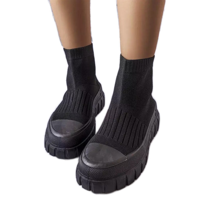 Svarta socksneakers från Searlait