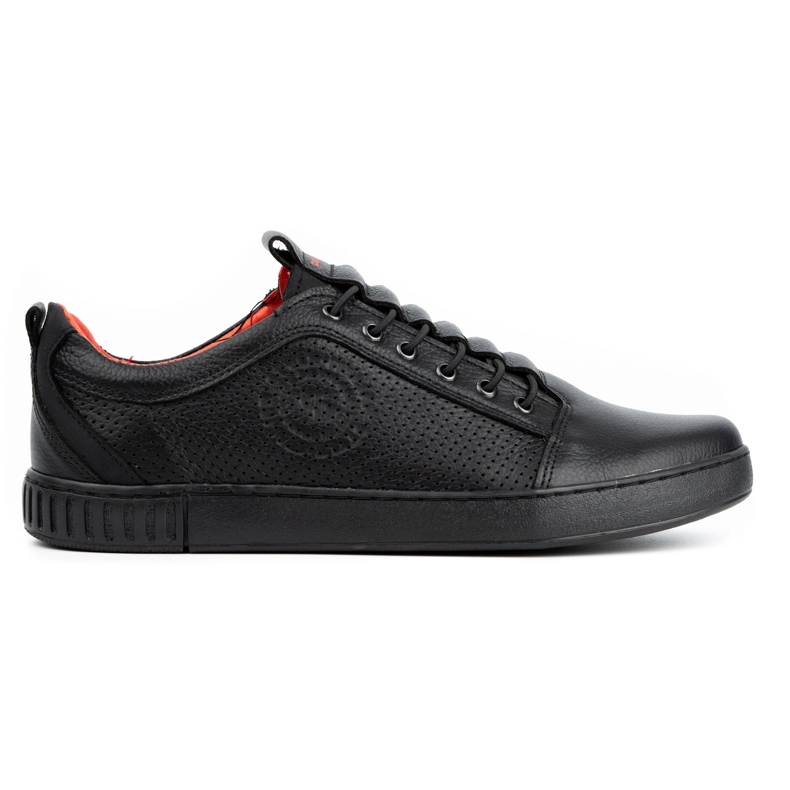 Polbut Herrskor i läder 2121P/2 svart