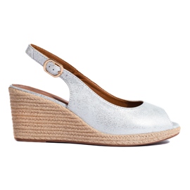 W. Potocki Eleganta silversandaler från Potocki silver-