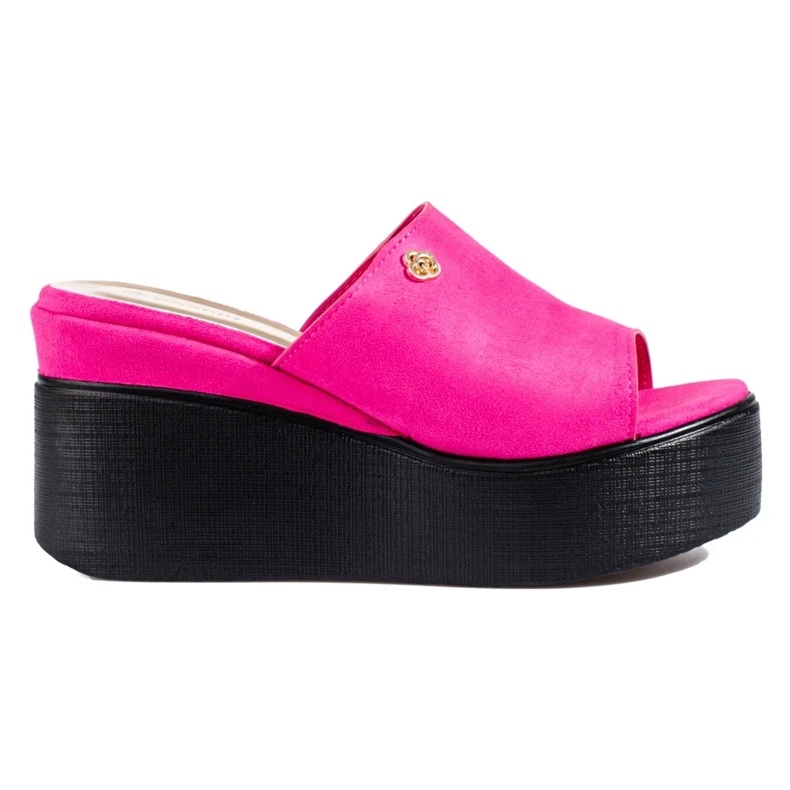 Rosa kvinnors höga kil