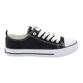 American Club Klassiska svarta sneakers amerikanska DSLN-01 skor