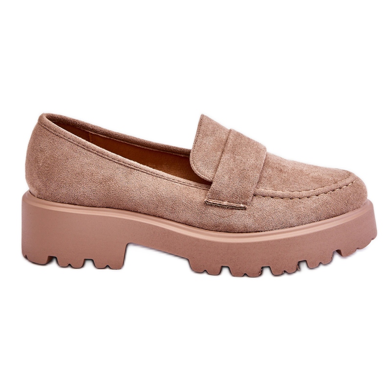 Vinceza Klassiska mocka Loafers Loafers Beige Corrin