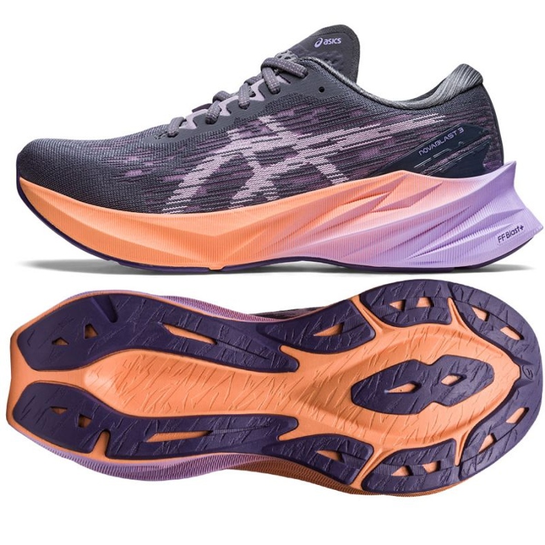 Asics Novablast 3 W 1012B288 020 löparskor violett