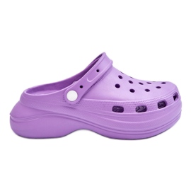 FS1 Damtofflor Crocs Lila Coline purpur