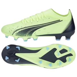 Puma Ultra Match FG/MG M 106900 01 fotbollsskor celadon grön