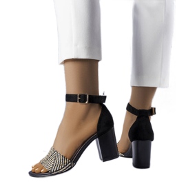 BM Tålamod svarta blocksandaler