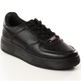 Svarta damsportskor Potocki 16002