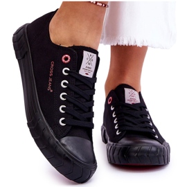 Klassiska dam sneakers Cross Jeans LL2R4051 Svart