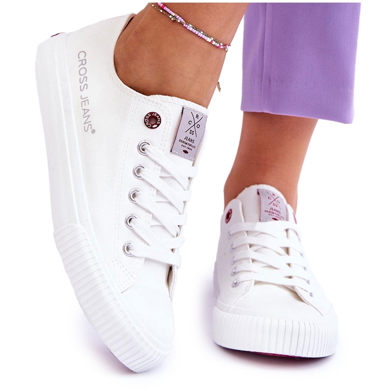 Sneakers Cross Jeans för kvinnor LL2R4067 Vit
