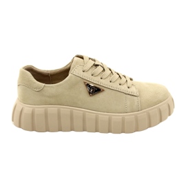 Filippo DP4138 sneakers i mocka beige