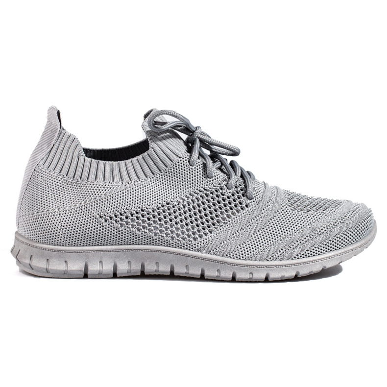 W. Potocki Lätt genombrutna damsportskor Potocki grå